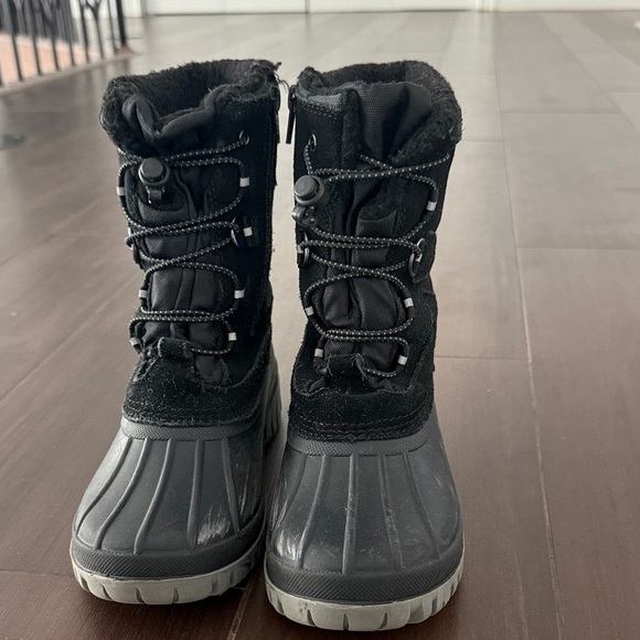 Lands' End Other - Lands’ End Black and Gray Winter Boots